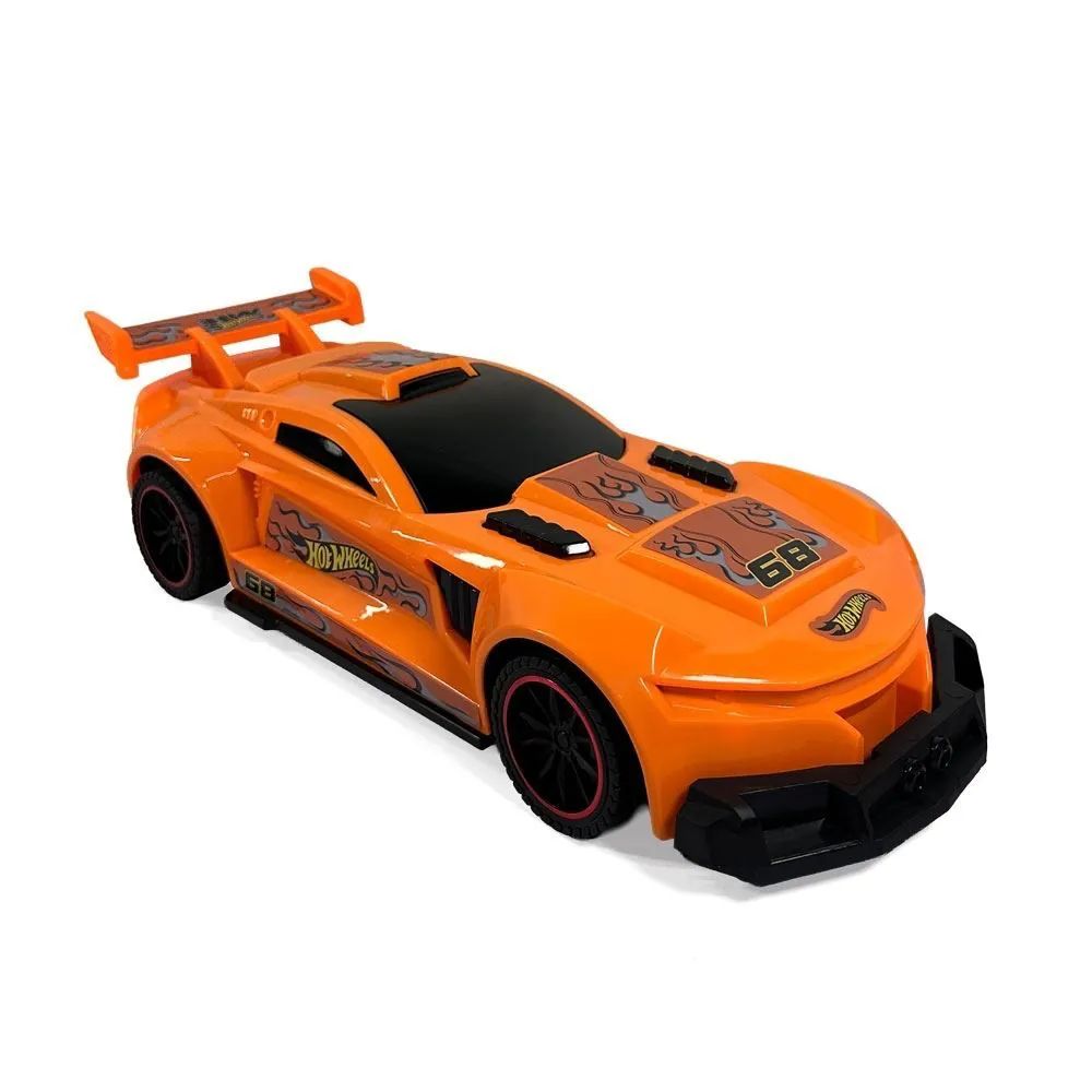 Carrinho com Controle Remoto Hot Wheels Track Ripper Laranja Multikids