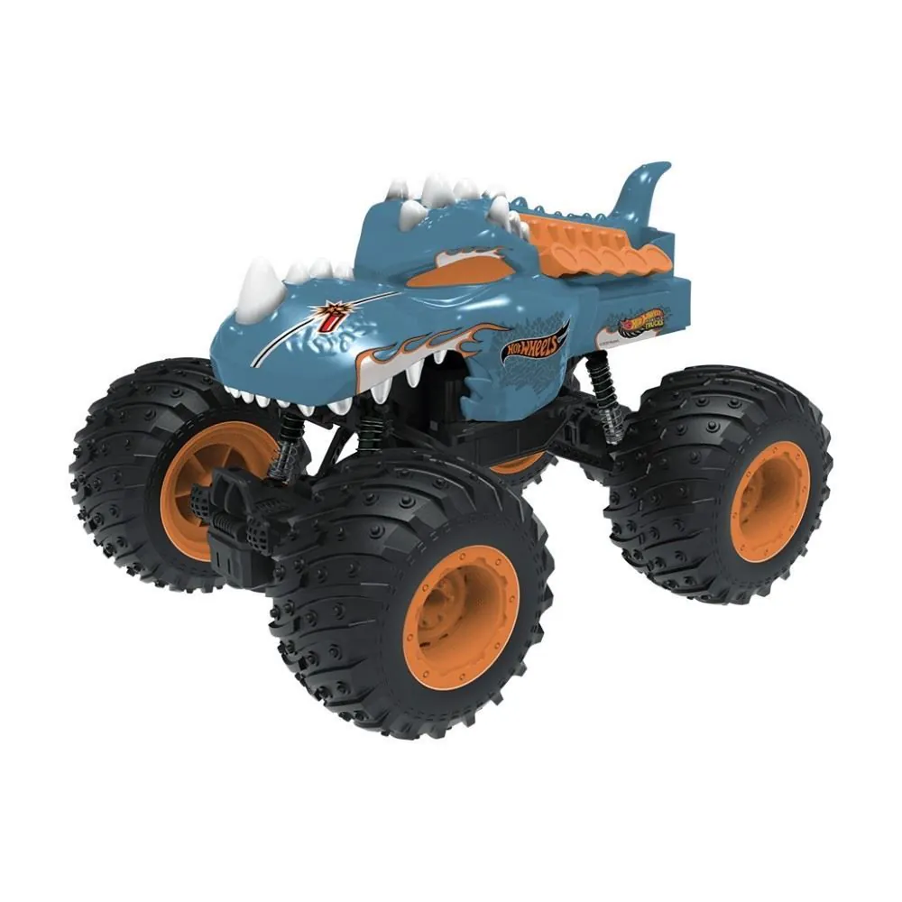 Carrinho com Controle Remoto Hot Wheels Monster Truck Dino Thunder Multikids
