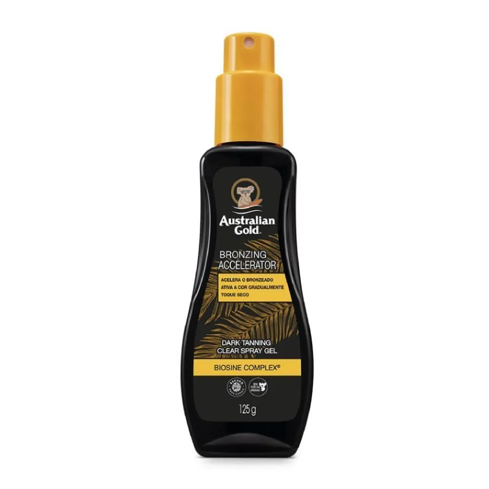 Acelerador de Bronzeado Dark Tanning Spray Gel Australian Gold - 125ml