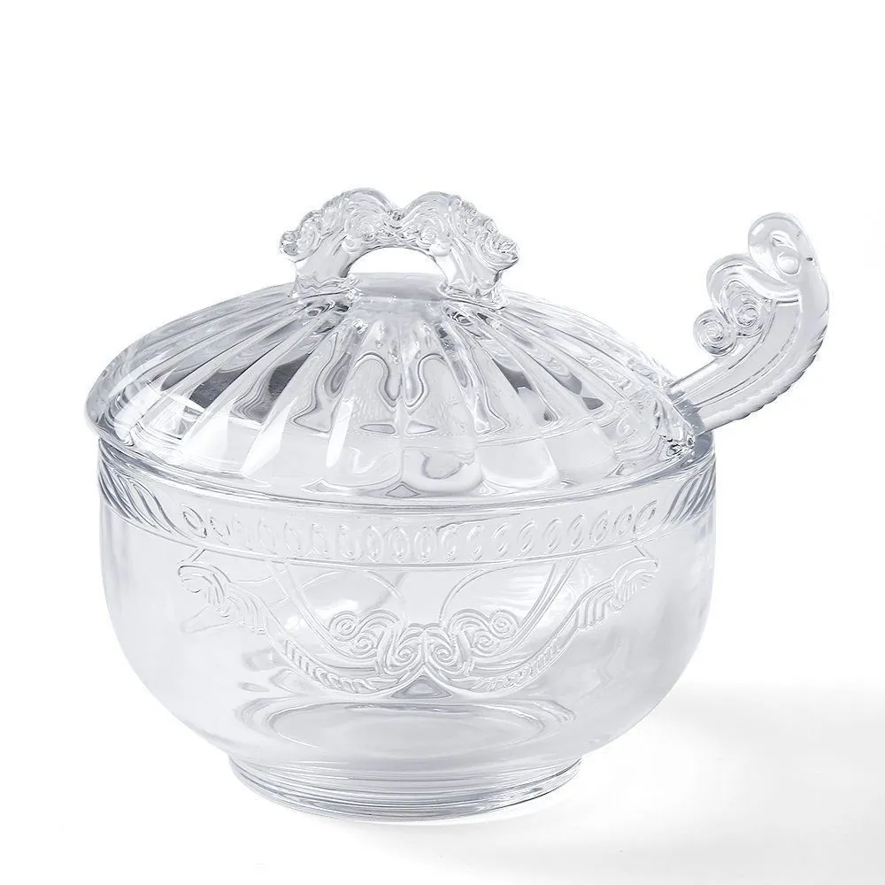 Açucareiro com Colher Imperial Lyor 300Ml - Cristal