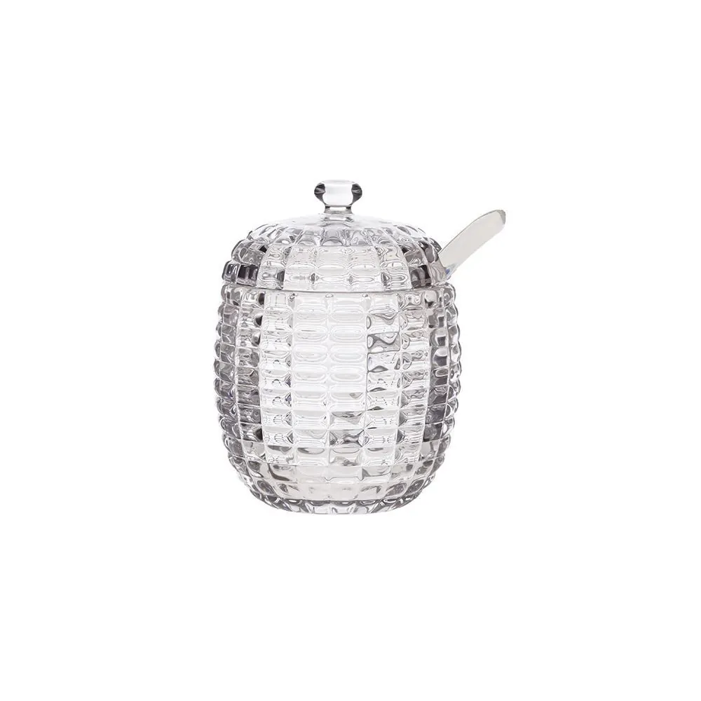 Açucareiro de Cristal com Tampa Tress Lyor 210 Ml - Transparente