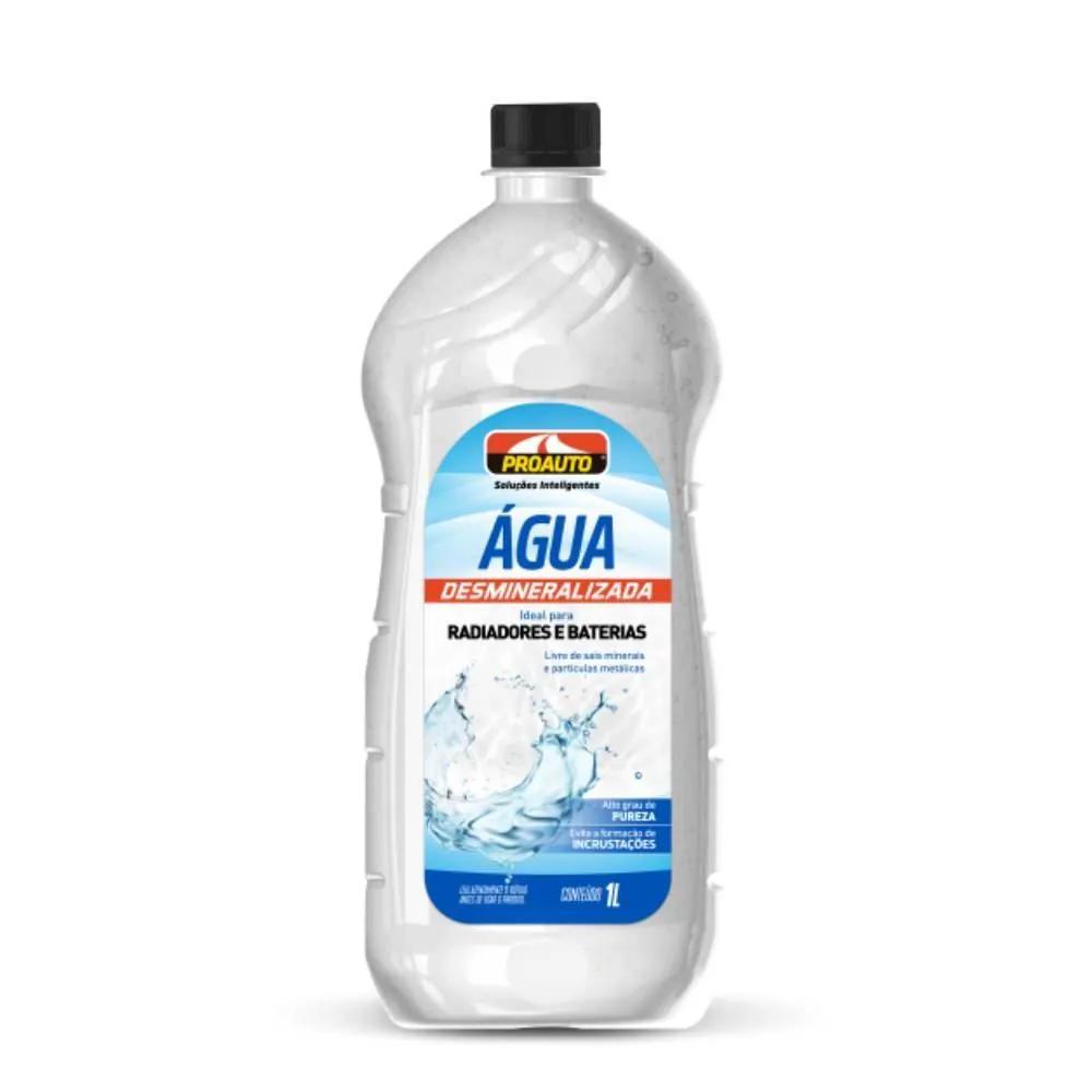 Água Desmineralizada 1 Litro Proauto