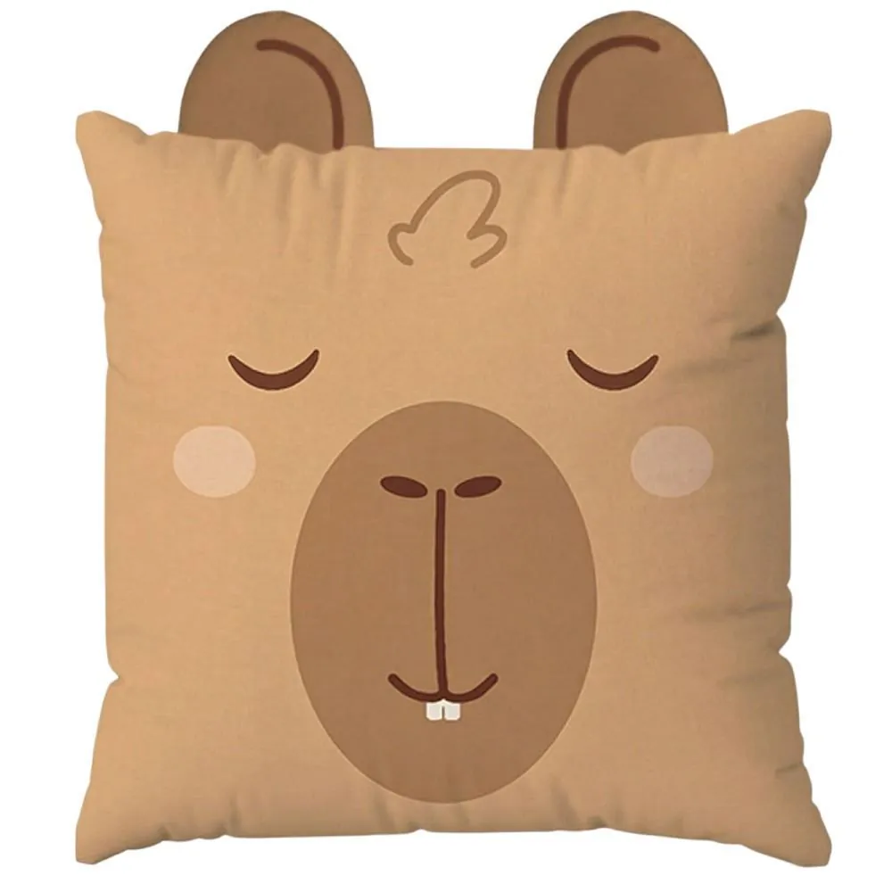 Almofada 38X38 Turma do Abraço - Cacau Capivara
