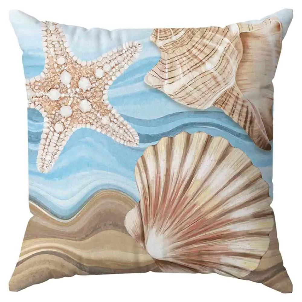 Almofada Decorativa 45X45 cm Estampada - Marítima