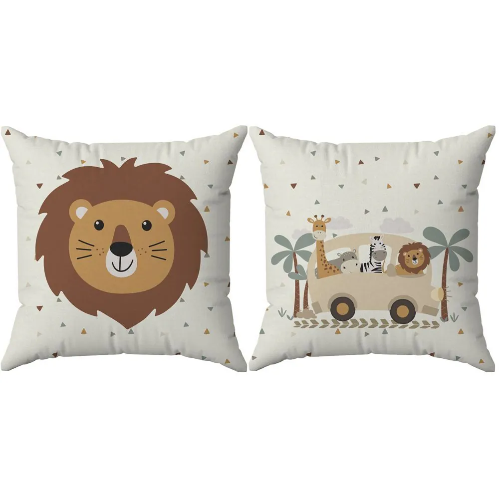 Almofada Decor Baby 38X38cm Baby - Leao
