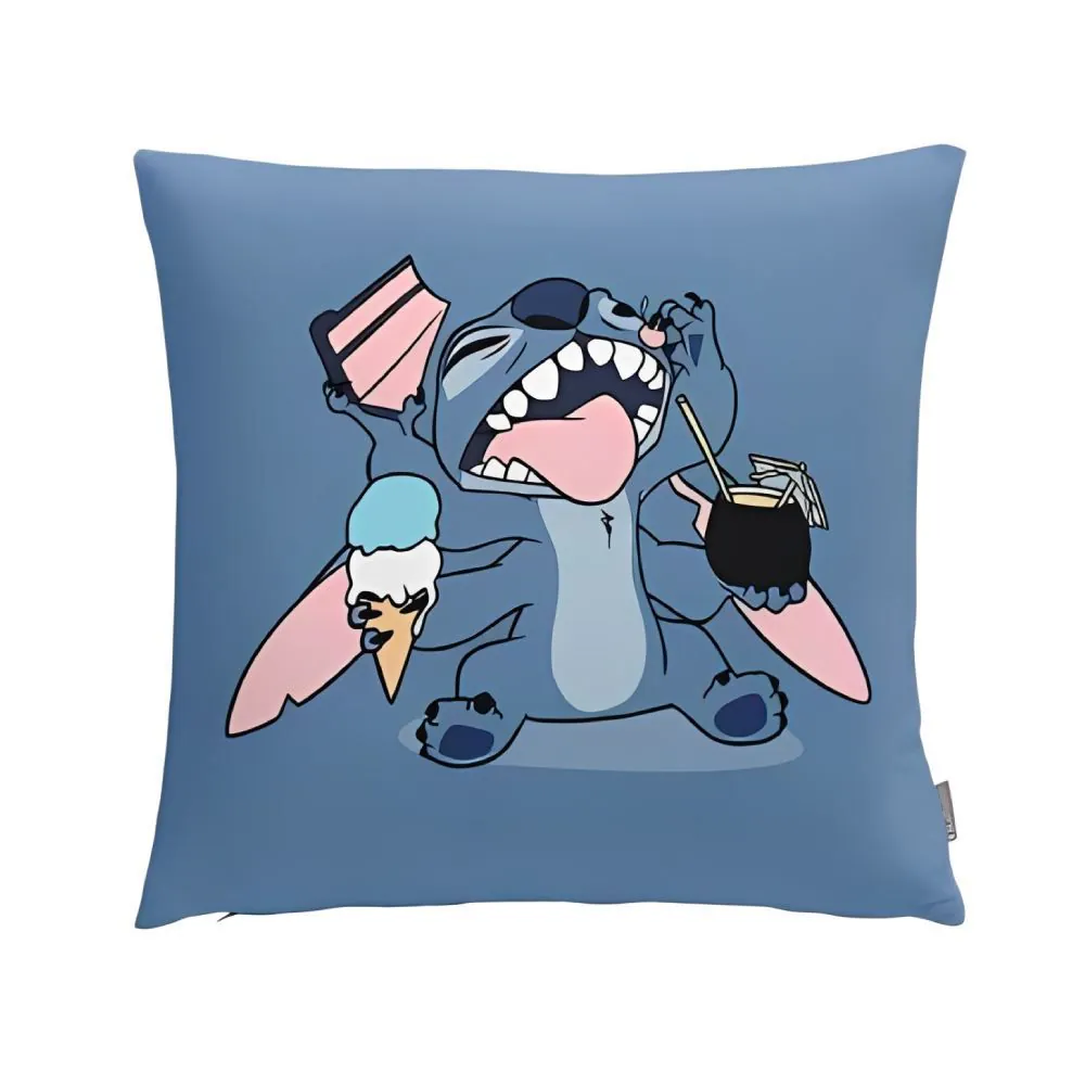 Almofada Decorativa 43X43 cm Disney Hedrons - Stitch Surf