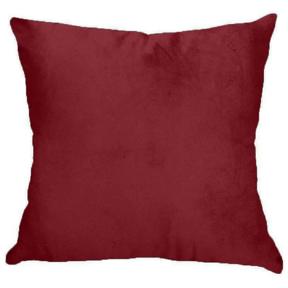 Almofada Decorativa 50X50cm Veludo Italiano Liso - Bordo