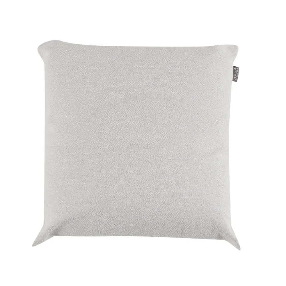 Almofada Decorativa com Zíper 45X45 cm Boucle Hedrons - Marfim