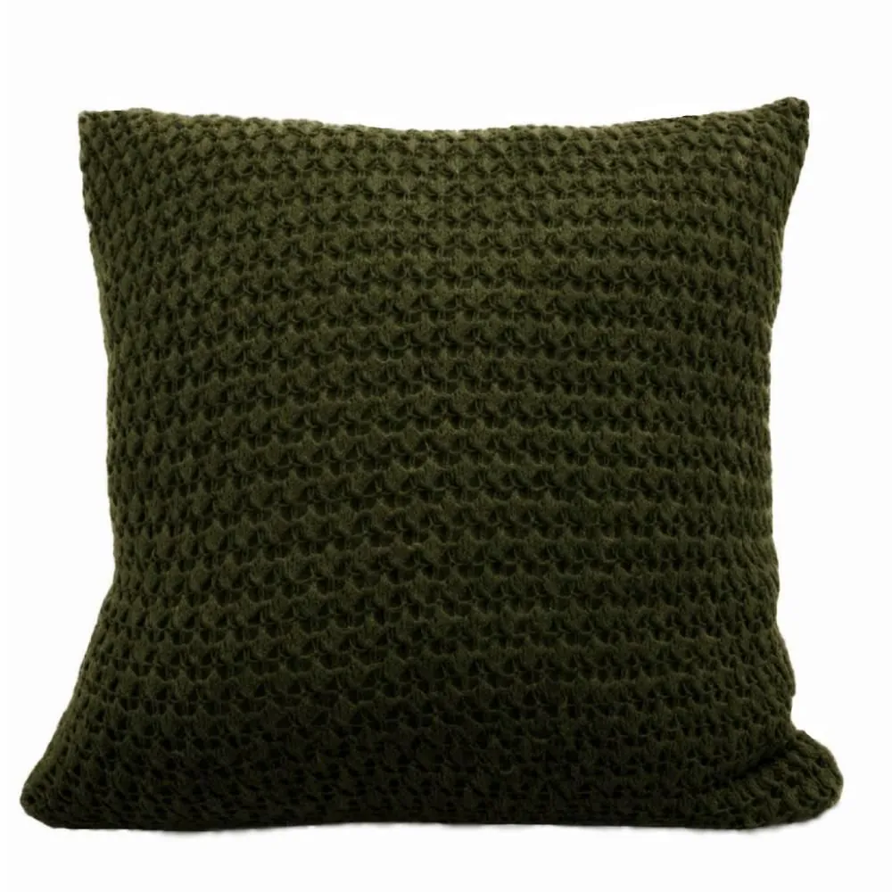 Almofada Decorativa de Tricot Vancouver 43X43cm - Verde
