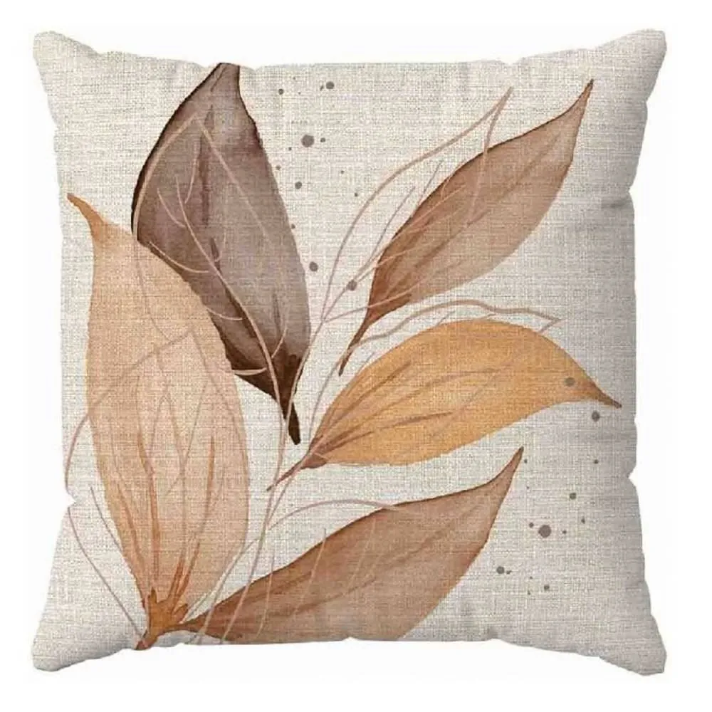 Almofada Decorativa Naturalle 45X45 cm - Folhas de Outono