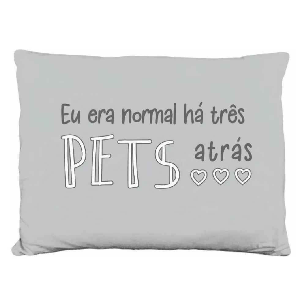 Almofada Funny Animais 35X45 cm - Cinza Atrás