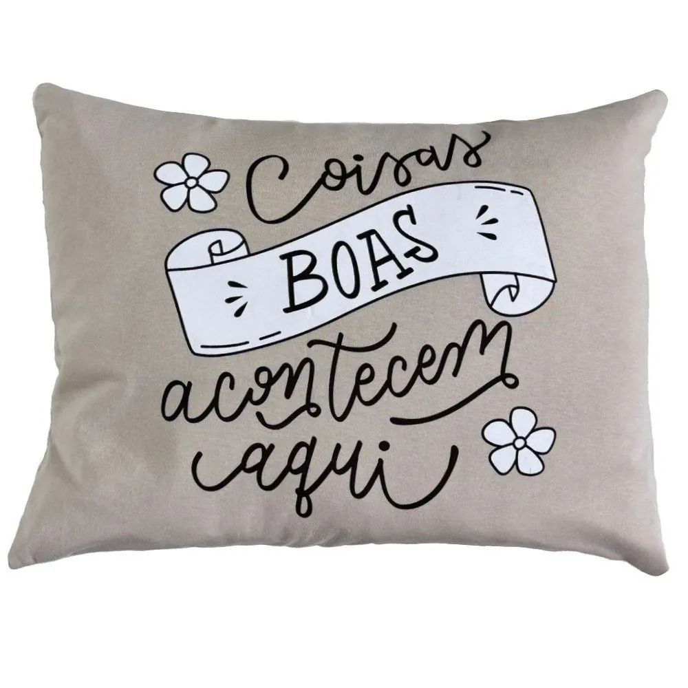 Almofada Funny 35X45cm - Bege