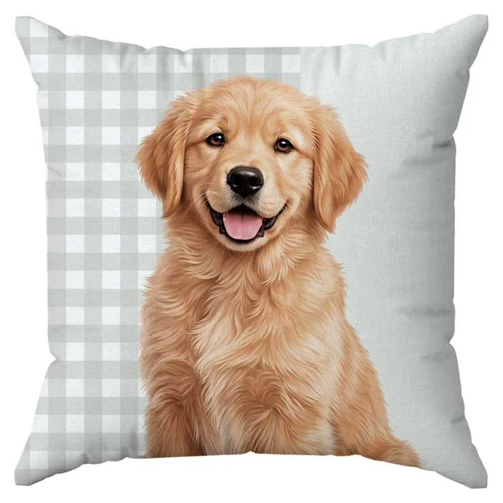 Almofada Decorativa 43X43cm Pets - Golden Cinza