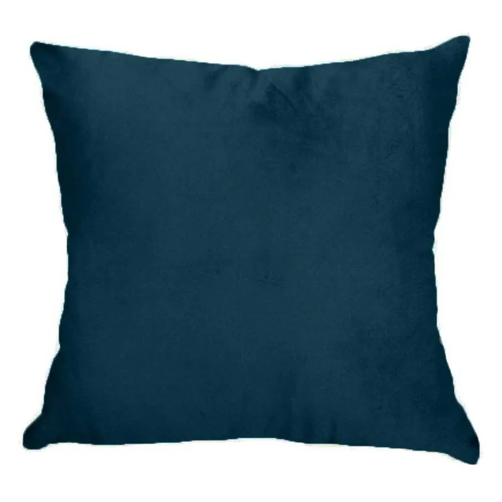 Almofada Veludo 48X48 cm Liso - Azul Marinho
