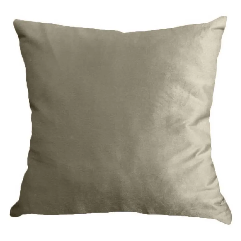 Almofada Veludo 50X50 cm Liso - Champagne