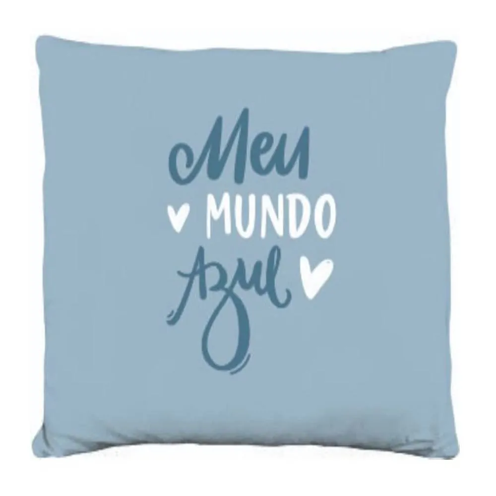 Almofadas Decorativa Funny 35X35cm Baby - Mundo Azul