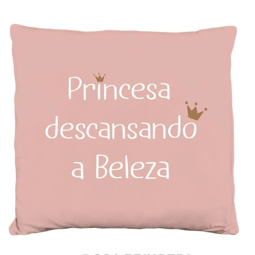 Almofadas Decorativa Funny 35X35cm Baby - Princesa Rosa