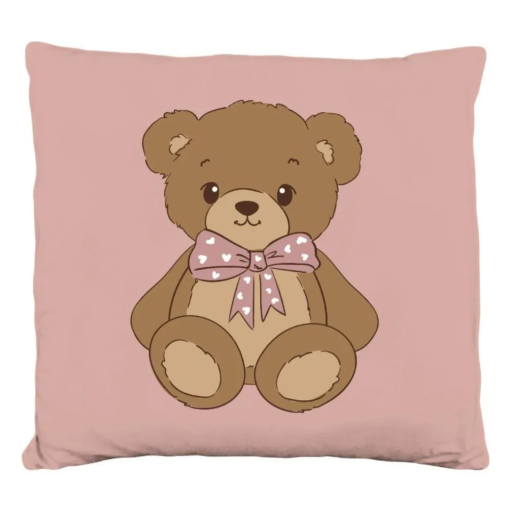 Almofadas Decorativa Funny 35X35cm Baby - Urso Rosa