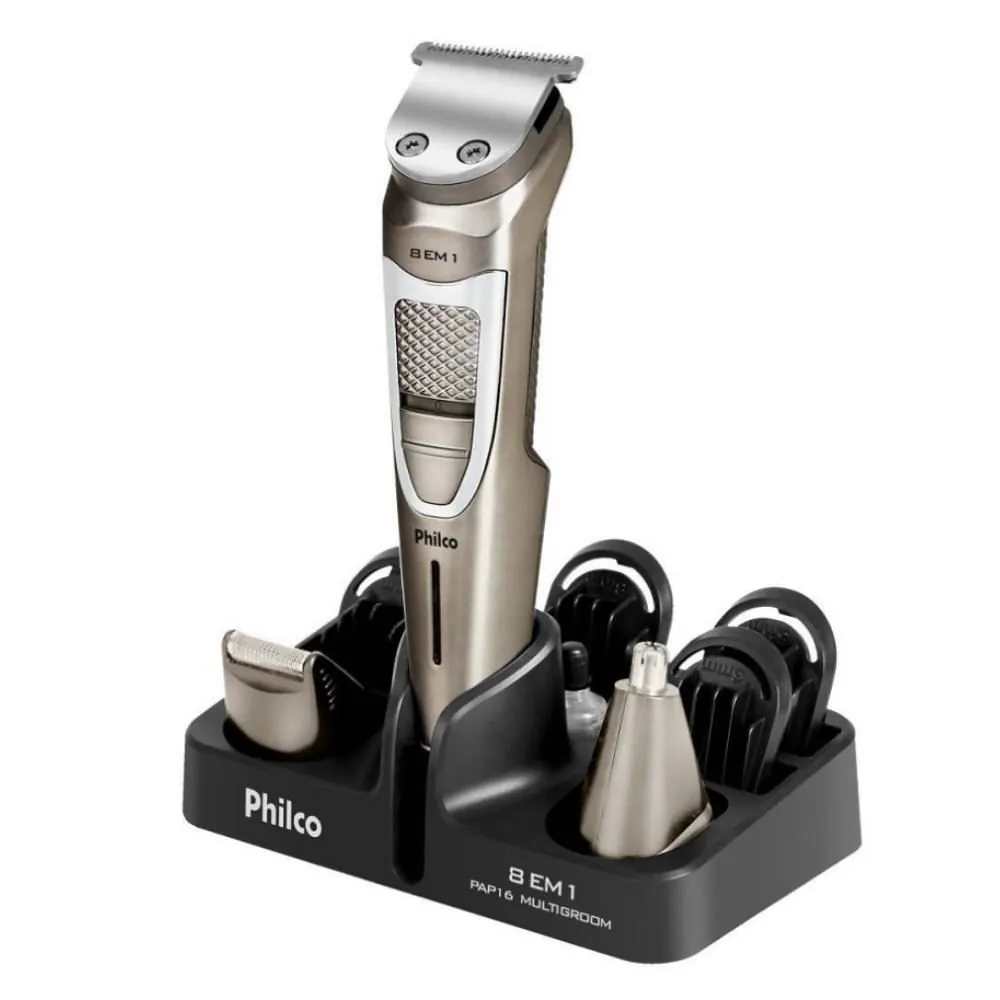 Aparador de Pelos Philco Multigroom 8 em 1 Pap16 Bivolt