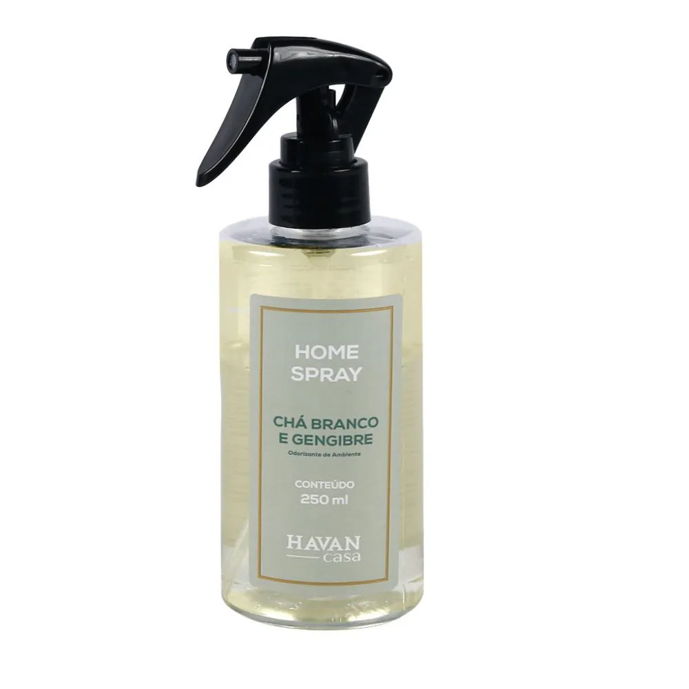 Aromatizador de Ambientes Home Spray 250Ml - Chá Branco e Gengibre