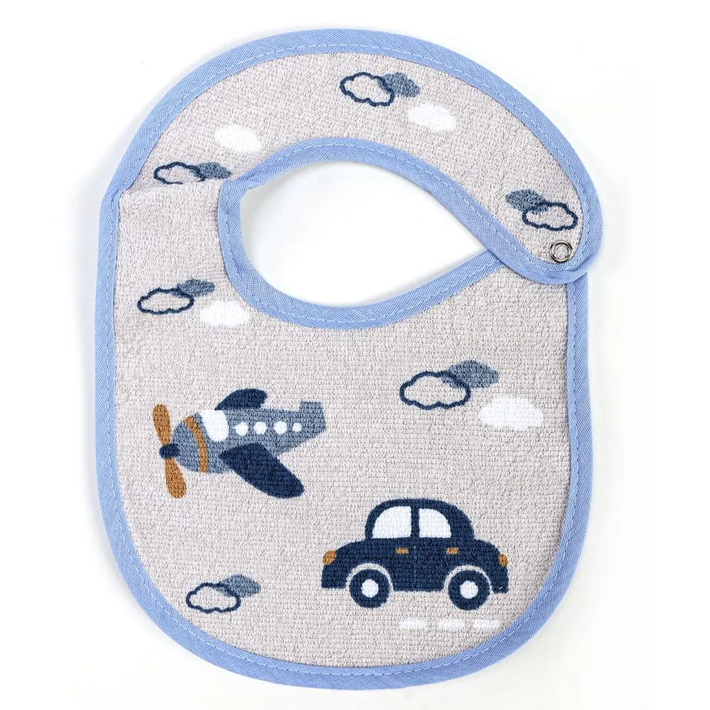 Babador Infantil Estampado com Forro Baby - Carros