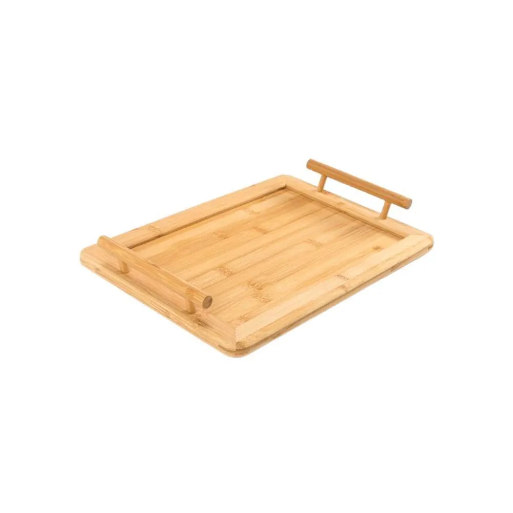 Bandeja de Bambu com Alça - 40CM