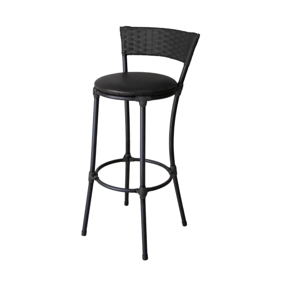 Banqueta Alta de Ferro 94 cm Famais - Preto
