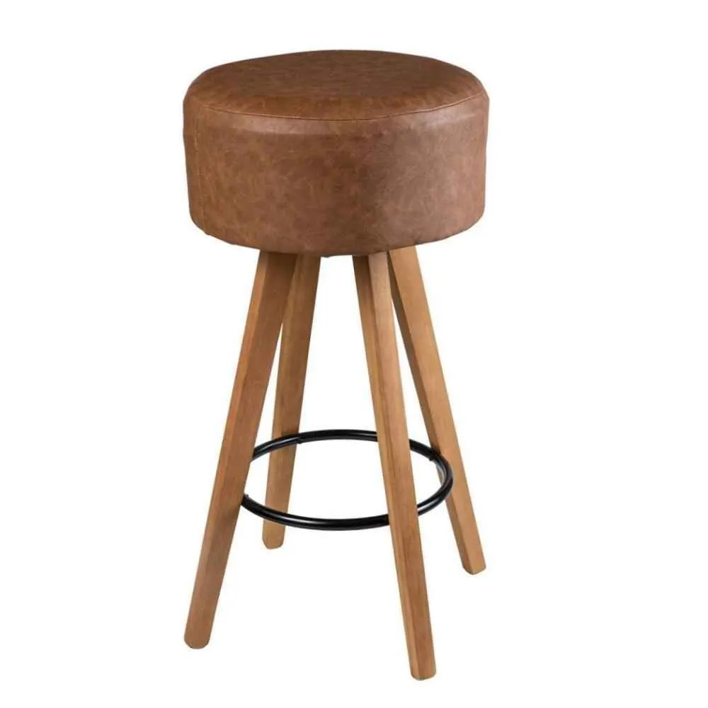 Banqueta Baixa Ravena 40X75 Cm - Marrom