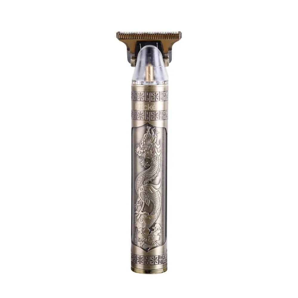 Barbeador Elétrico Klicke com Capa de Proteção - Dourado