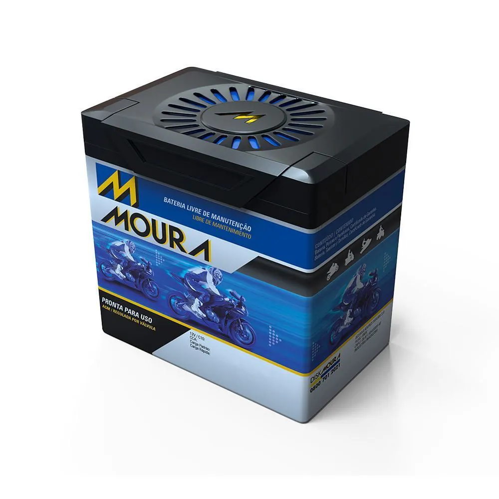 Bateria para Moto 12V/6Ah Moura Ma6-D - Mmp