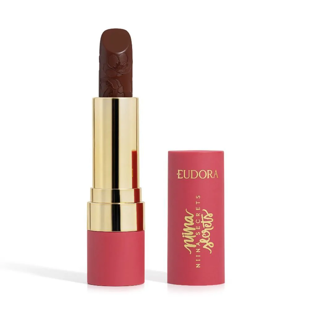 Batom Soft Petals Eudora Niina Secrets - Chocolate