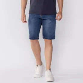 Bermuda Masculina Jeans Marc Alain Azul Medio