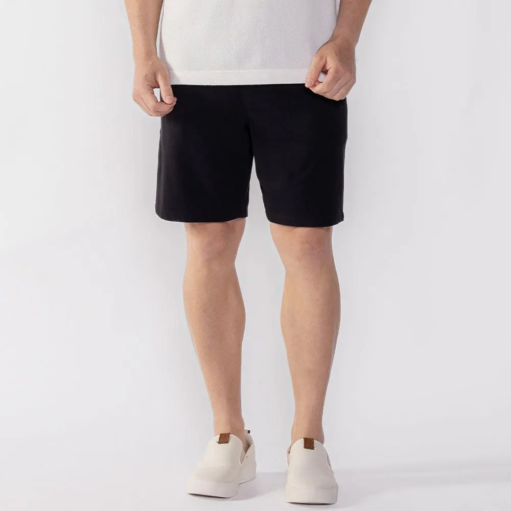 Bermuda Masculina de Moletom Marc Alain Preto