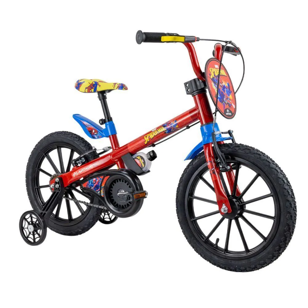 Bicicleta Infantil Aro 16 Homem-Aranha Nathor