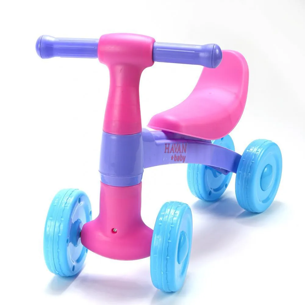 Bicicleta de Equilíbrio Andador Infantil Sem Pedal Baby - Rosa