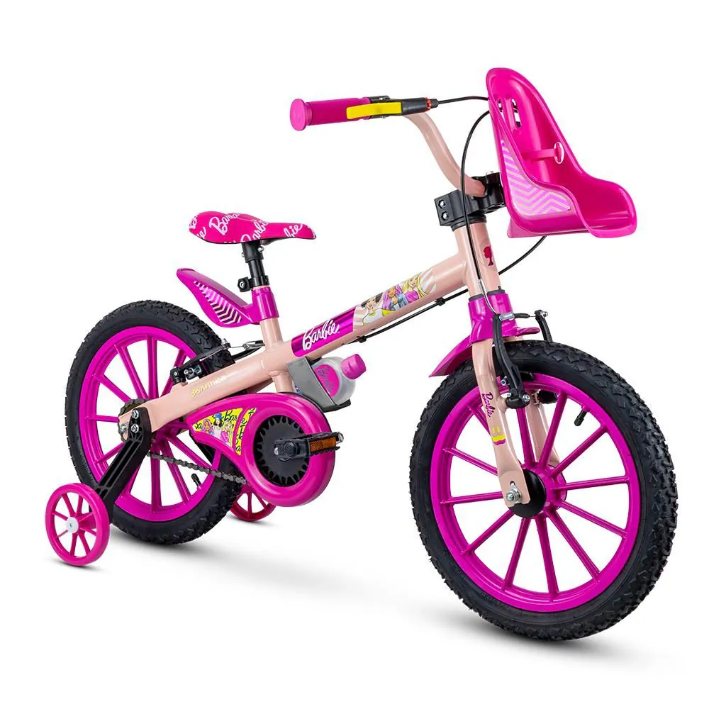 Bicicleta Infantil Nathor Aro 16 Barbie