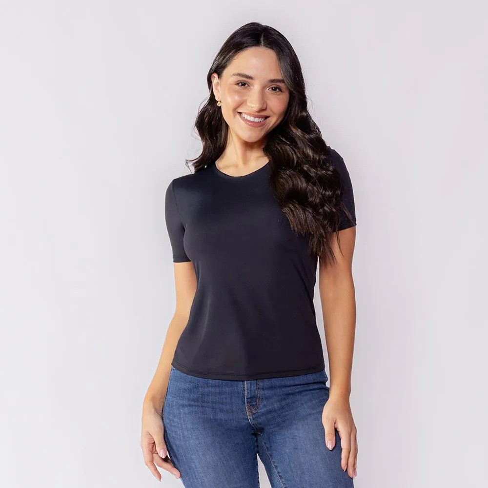 Blusa Feminina em Poliamida Patricia Foster Preto