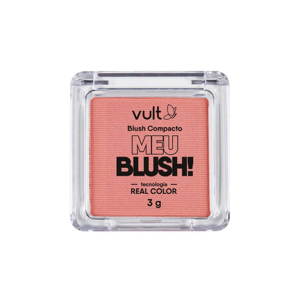 Blush Compacto Meu Blush! Rosa Matte Vult 3G - Meu Blush! Rosa Matte