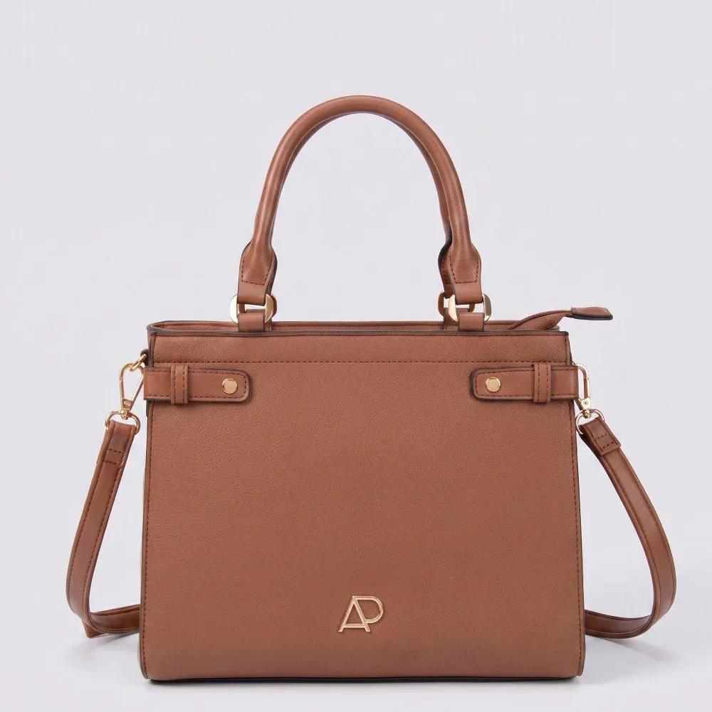 Bolsa Feminina Tiracolo Alice Palucci - Marrom U