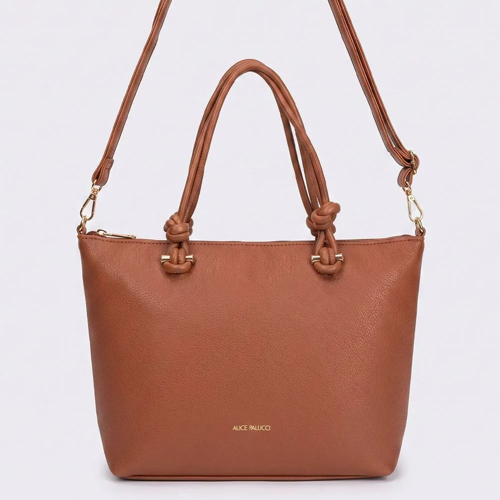 Bolsa Feminina Transversal Alice Palucci Marrom
