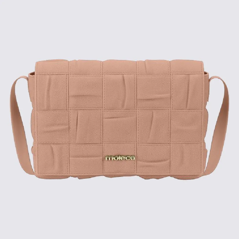 Bolsa Feminina Transversal Média Moleca - Bege