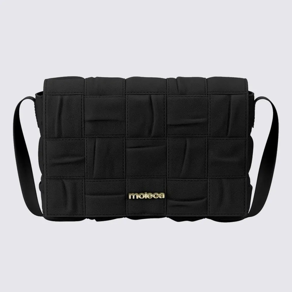 Bolsa Feminina Transversal Média Moleca - Preto