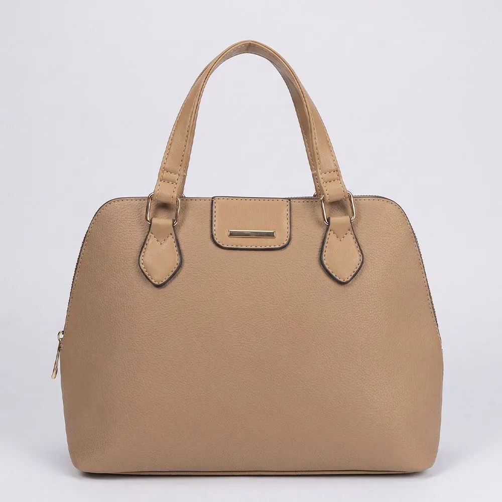 Bolsa Feminina Trapézio Alice Palucci Taupe