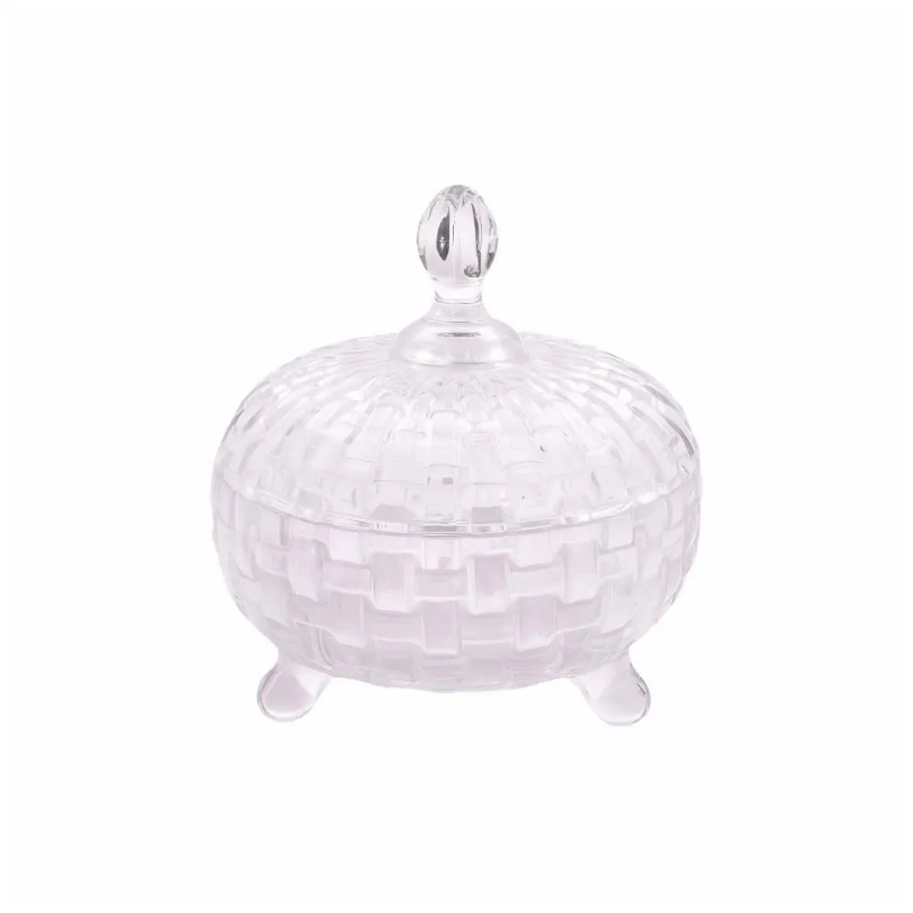Bomboniere com Pé Elegance 16,5Cm - Vidro