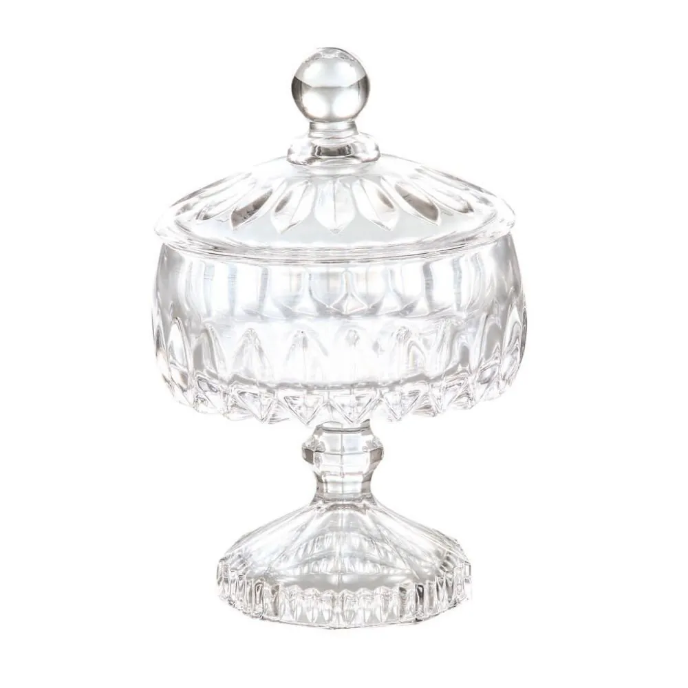 Bomboniere com Pé Cristal Louise Wolff - Cristal