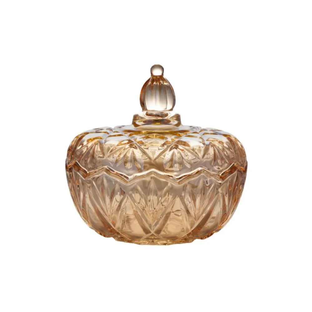 Bomboniere de Vidro Madri Inga 700Ml - Gold