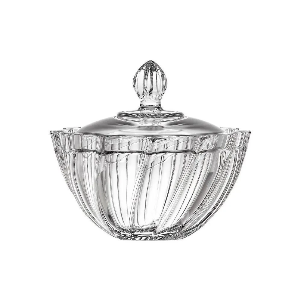 Bomboniere de Vidro Twist 1,2 Litros em Casa Tem Glass - Inga