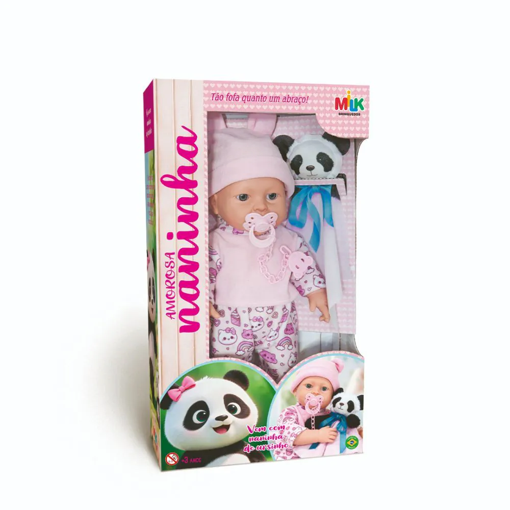 Boneca Amorosa Naninha Milk Brinquedos