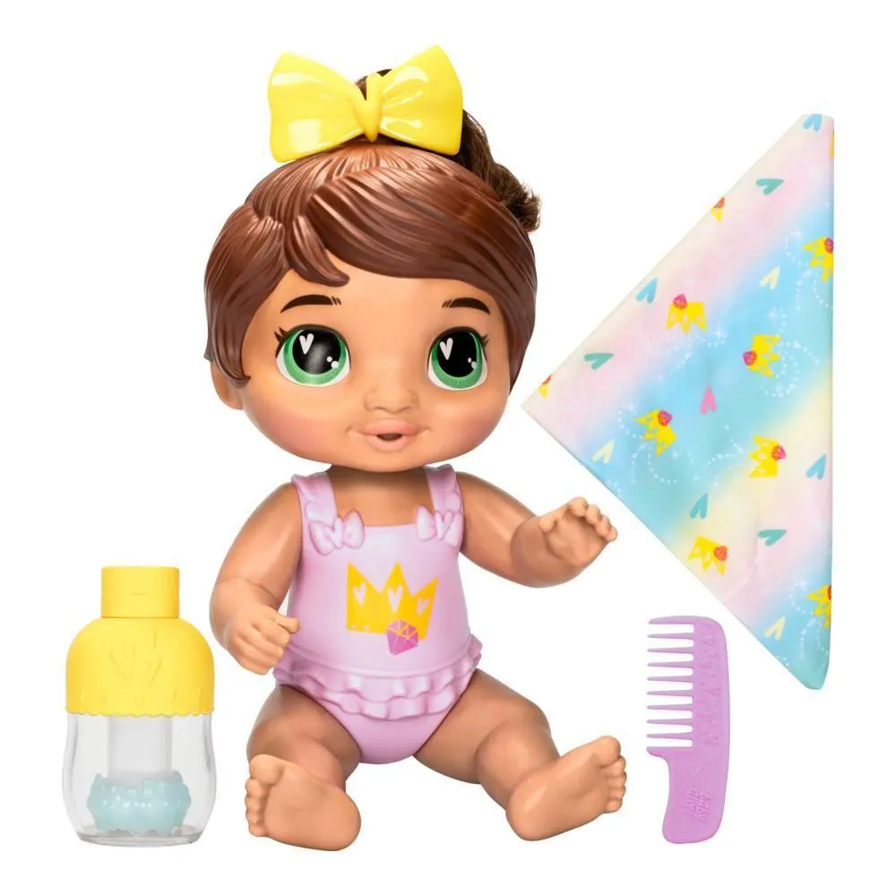 Boneca Baby Alive Pretend Shampoo Sophia Sparkle Hasbro - F9120 - Sophia Sparkle