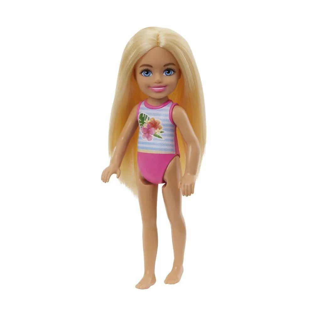 Boneca Barbie Club Chelsea Praia Mattel Gln73 - Sortido